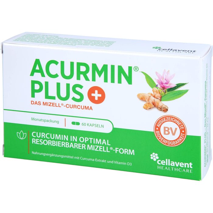 ARCUMIN PLUS+ Das Mizell-Curcuma Kapseln, 60 pc Capsules