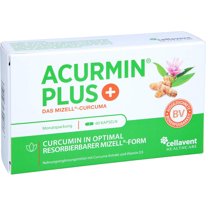 ARCUMIN PLUS+ Das Mizell-Curcuma Kapseln, 60 pc Capsules