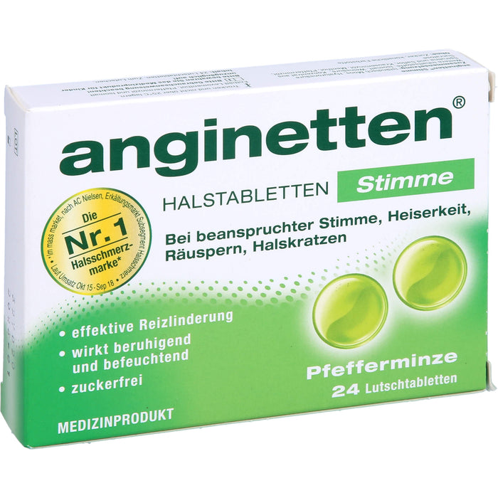 anginetten Stimme, 24 pc Tablettes