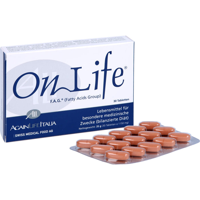 OnLife F. A. G. Fatty Acids Group Tabletten, 30 pc Tablettes