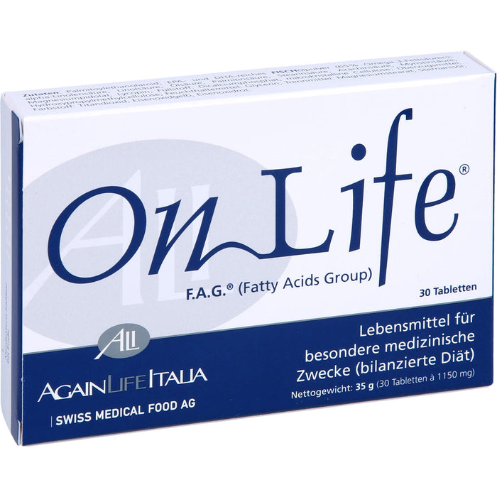 OnLife F. A. G. Fatty Acids Group Tabletten, 30 pcs. Tablets