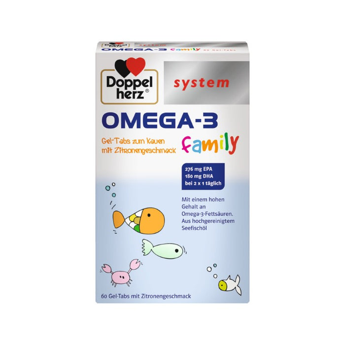 Doppelherz system OMEGA-3 family, 60 pc Tablettes