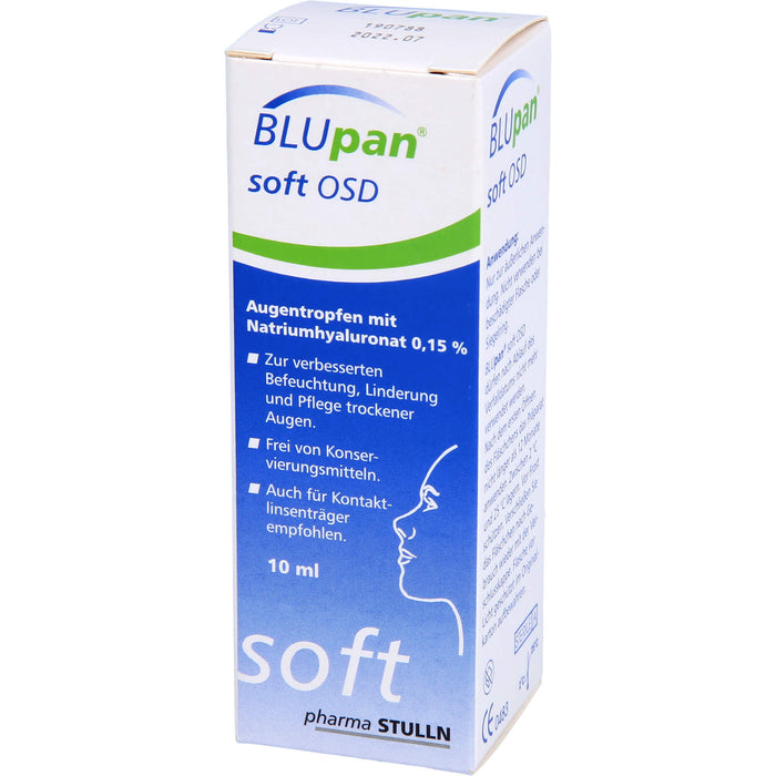 BLUpan soft OSD Augentropfen, 10 ml Solution