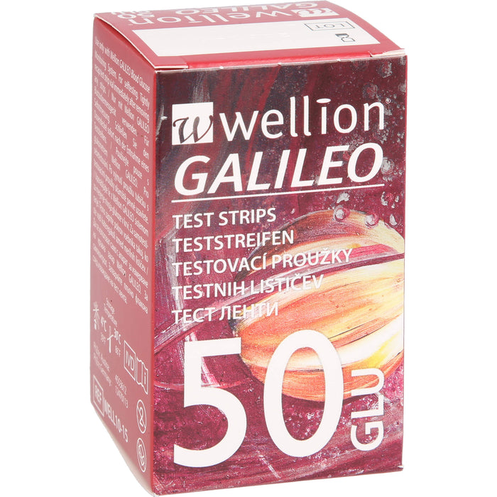 Wellion Galileo Blutzuckerteststreifen, 50 pc Bandelettes réactives