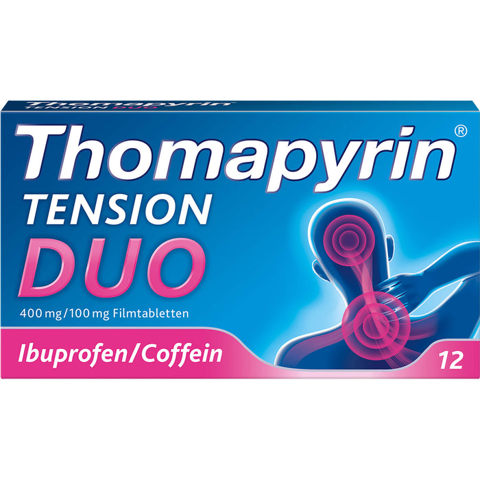 Thomapyrin Tension duo 400 Filmtabletten, 12 pc Tablettes