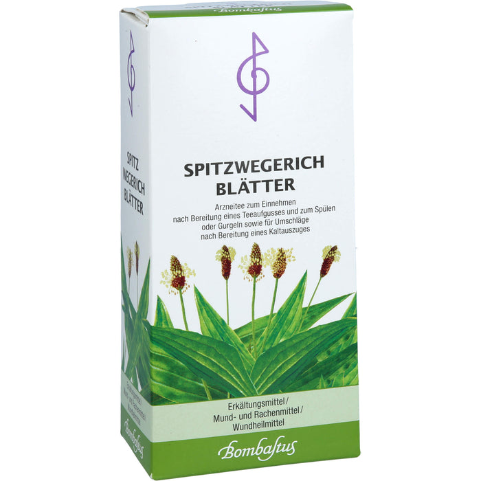 Bombastus Spitzwegerichblätter Erkältungsmittel / Mund- und Rachenmittel / Wundheilmittel, 75 g Tee