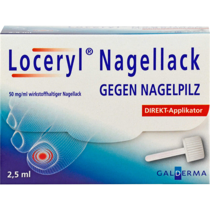 Loceryl kohlpharma Nagellack gegen Nagelpilz Direkt-Applikator, 2.5 ml Wirkstoffhaltiger Nagellack