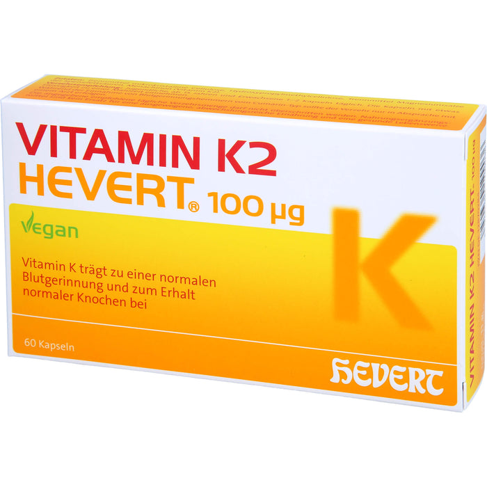 Vitamin K2 Hevert 100 µg Kapseln, 60 pc Capsules