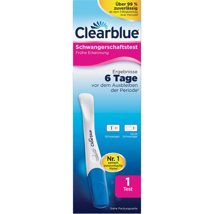Clearblue Schwangerschaftstest Früherkennung, 1 pcs. Test
