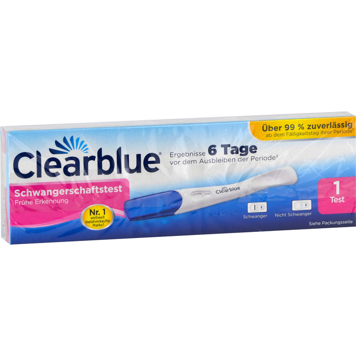 Clearblue Schwangerschaftstest Früherkennung, 1 pc Test