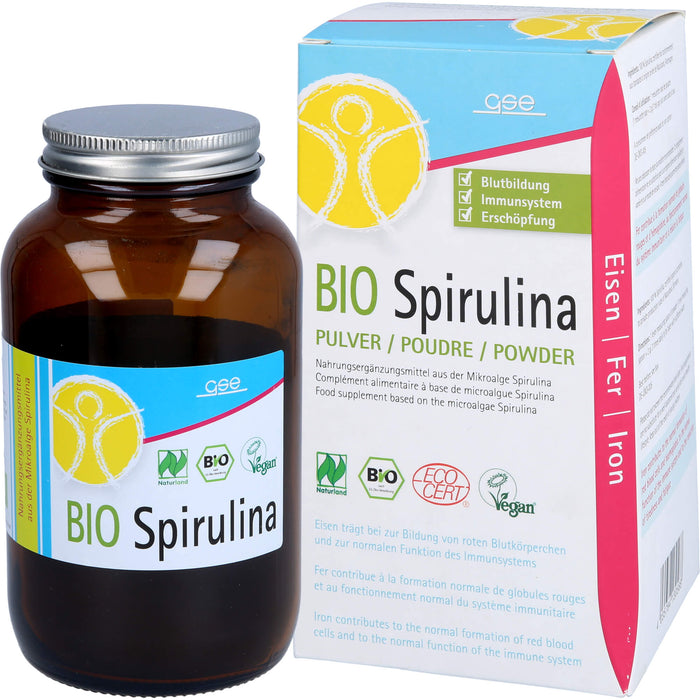 Gse Spirulina Bio Naturlan, 200 g PUL