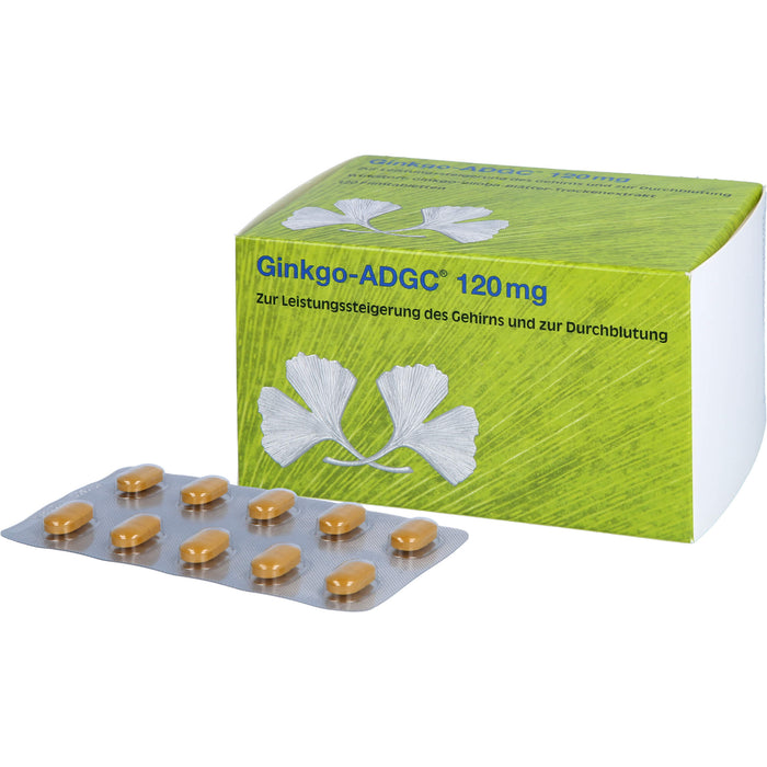 Ginkgo-ADGC 120 mg, Filmtabletten, 120 pc Tablettes