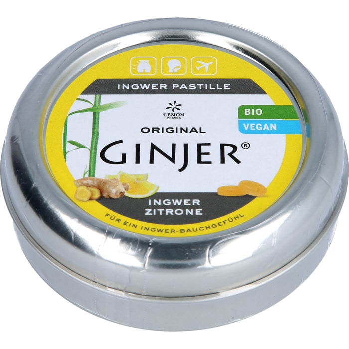 Original Ginjer Pastillen Ingwer Zitrone, 40 g Pastillen