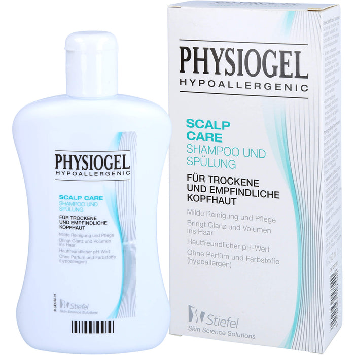 PHYSIOGEL SCALP CARE Shampoo und Spülung, 250 ml Shampoing