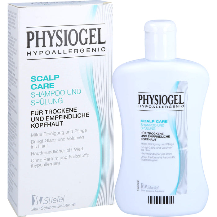 PHYSIOGEL SCALP CARE Shampoo und Spülung, 250 ml Shampoing