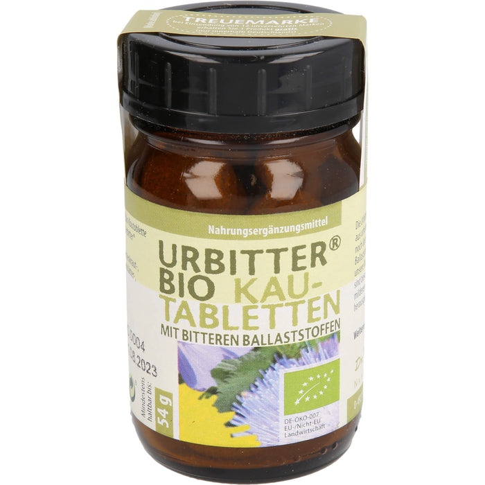 URBITTER Bio Kautabletten mit bitteren Ballaststoffen, 54 g Tablets