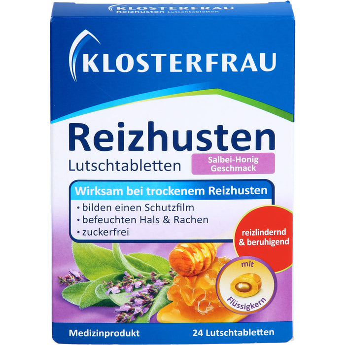 KLOSTERFRAU Reizhusten Lutschtabletten Salbei-Honig, 24 St. Tabletten