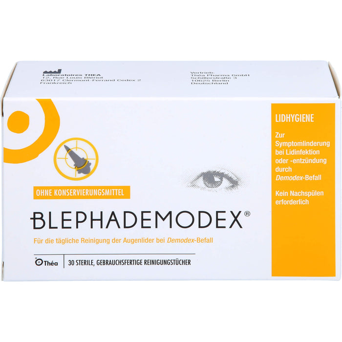 Blephademodex, sterile Reinigungstücher, 30 pcs. Compresses