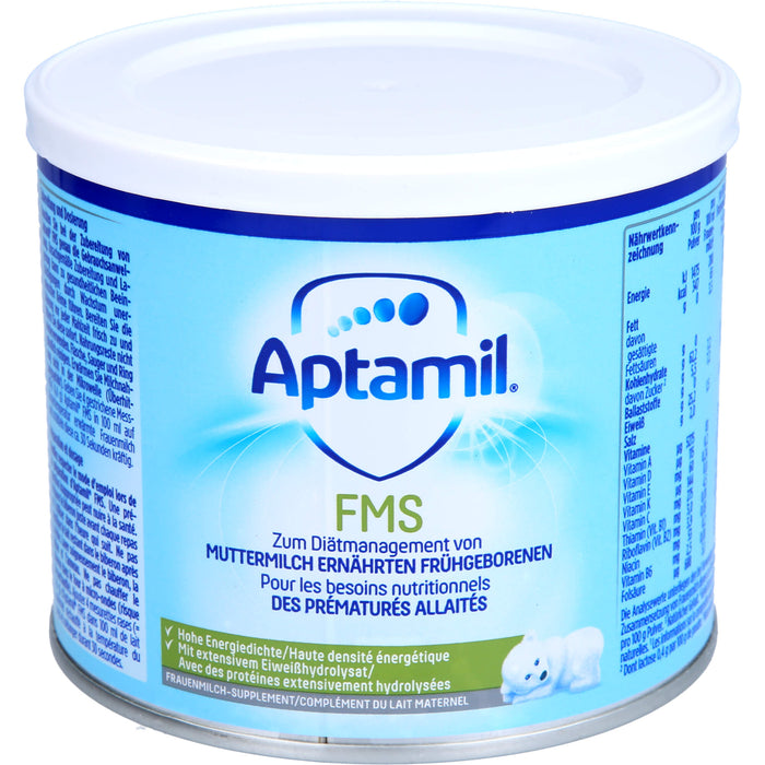 Aptamil FMS Pulver zum Diätmanagement von Muttermilch ernährten Frühgeborenen, 200 g Pulver