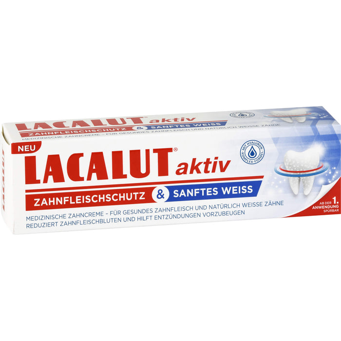 LACALUT aktiv medizinische Zahncreme, 75 ml Dentifrice