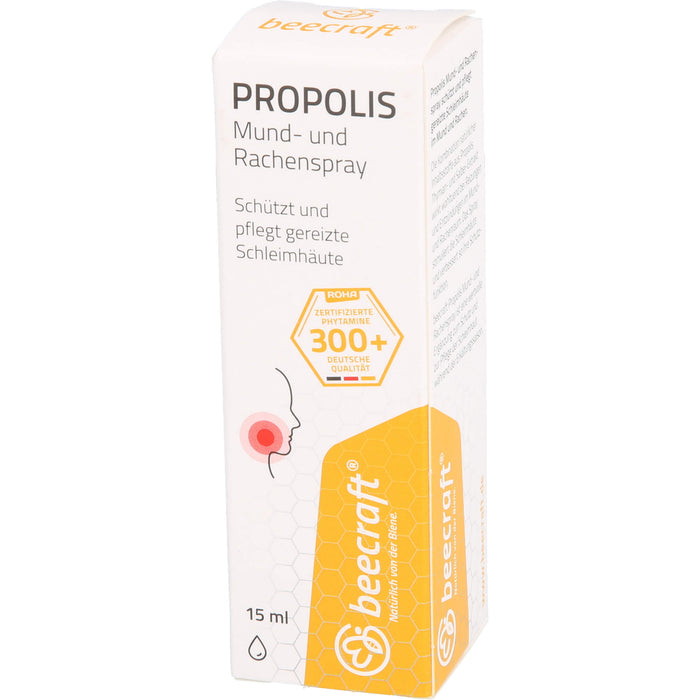 beecraft Propolis Mund- und Rachenspray, 15 ml Solution