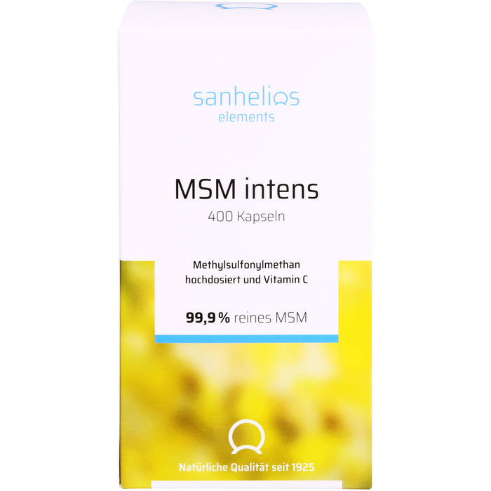 Sanhelios MSM Kapseln intens 1600 mg, 400 pc Capsules