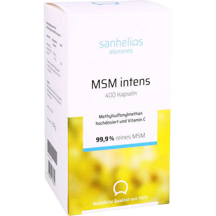 Sanhelios MSM Kapseln intens 1600 mg, 400 pc Capsules