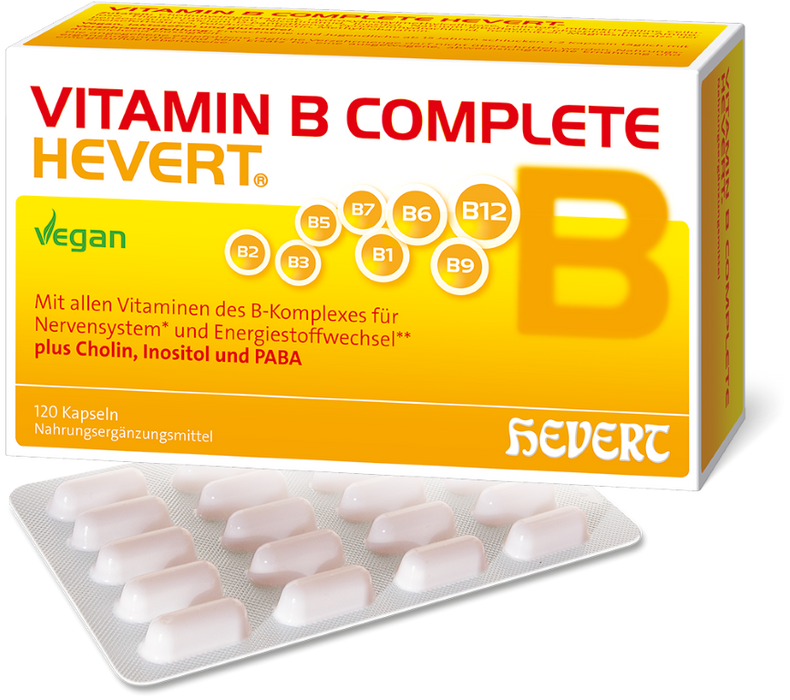 Vitamin B Complete Hevert Kapseln, 120 pcs. Capsules