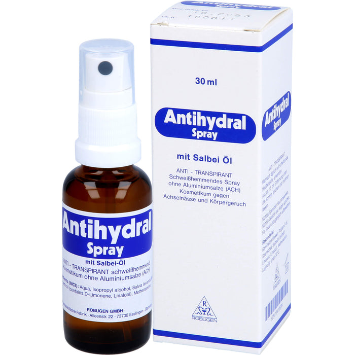 Antihydral Spray mit Salbei-Öl anti-transpirant, 30 ml Solution