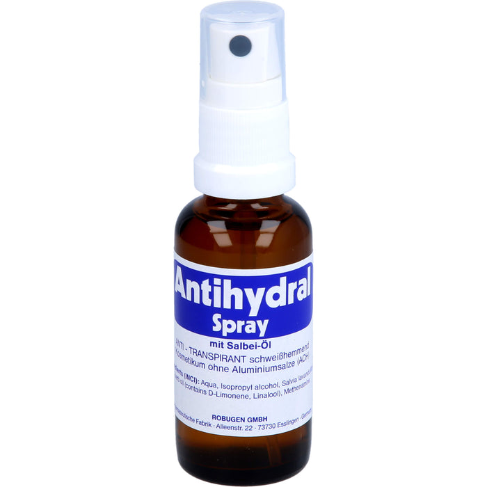 Antihydral Spray mit Salbei-Öl anti-transpirant, 30 ml Solution