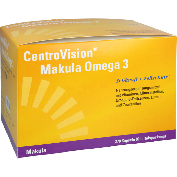 CentroVision Makula Omega 3 Kapseln, 270 pcs. Capsules