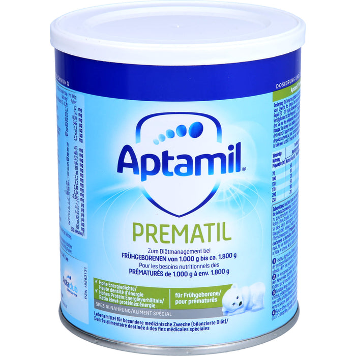 Aptamil PREMATIL Spezialnahrung für Frühgeborene von 1.000 bis ca. 1.800 g, 400 g Powder