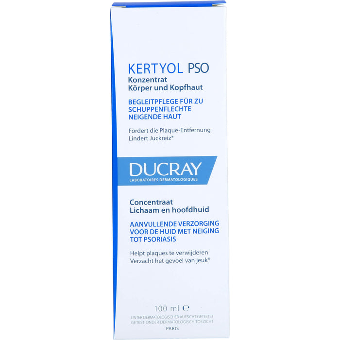 DUCRAY Kertyol P.S.O. Konzentrat Körper und Kopfhaut, 100 ml Solution