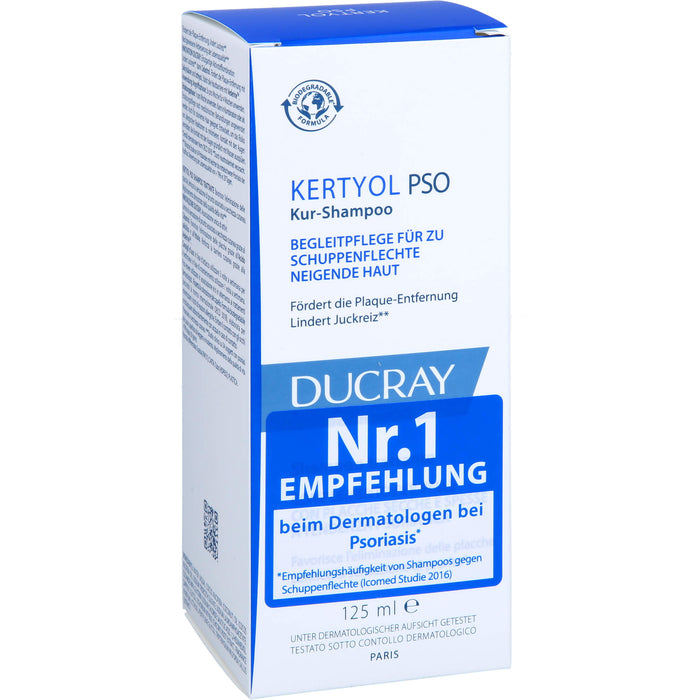 DUCRAY Kertyol P.S.O. ausgleichendes Kur-Shampoo, 125 ml Shampoing