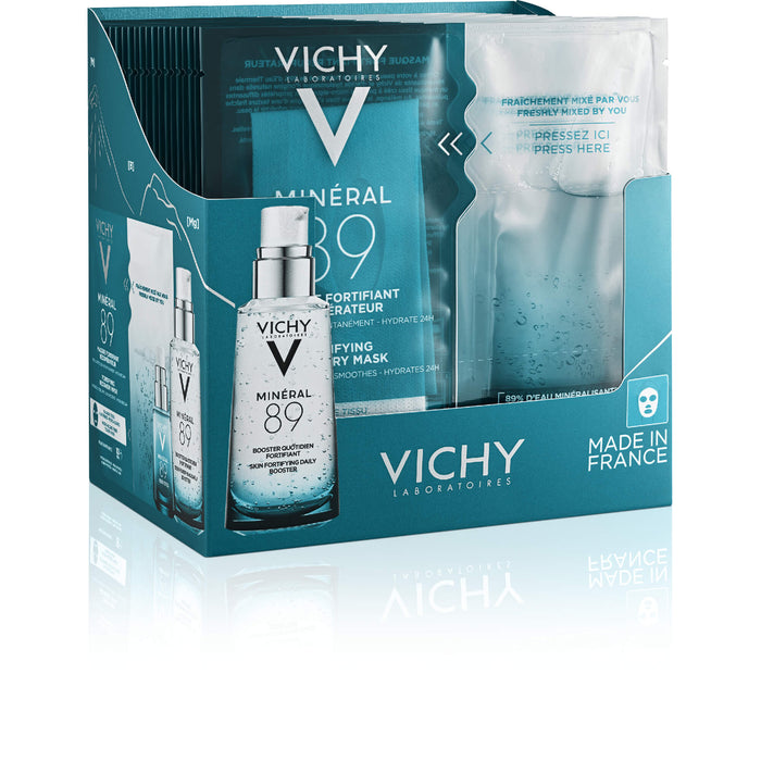 VICHY Mineral 89 Hyaluron-Boost Fresh-Mix Tuchmaske, 1 St. Gesichtsmaske