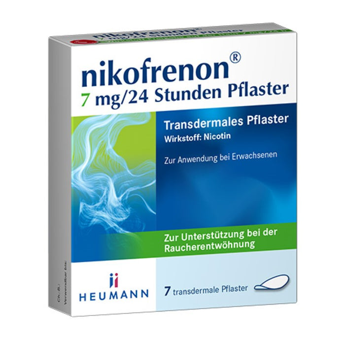 nikofrenon 7 mg/24 Stunden Pflaster, 7 pc Pansement