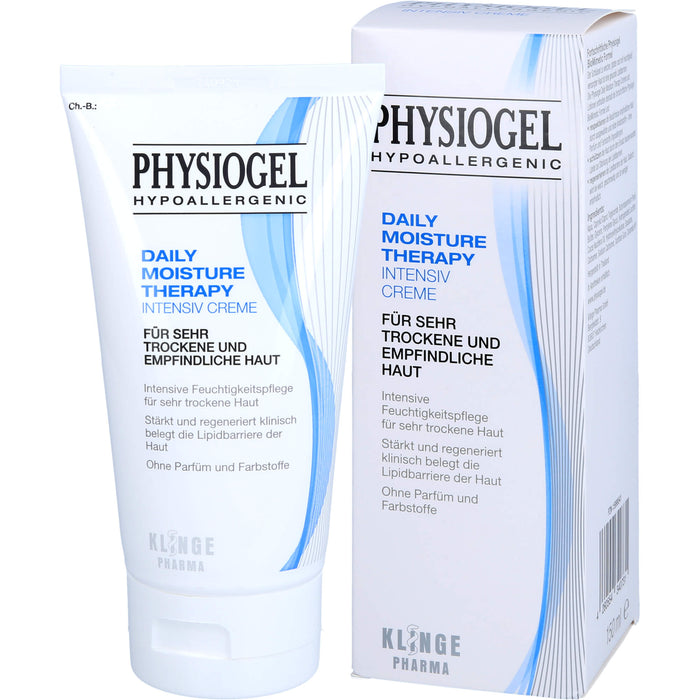 PHYSIOGEL Daily Moisture Therapy Intensiv Creme für normale bis trockene Haut, 150 ml Crème