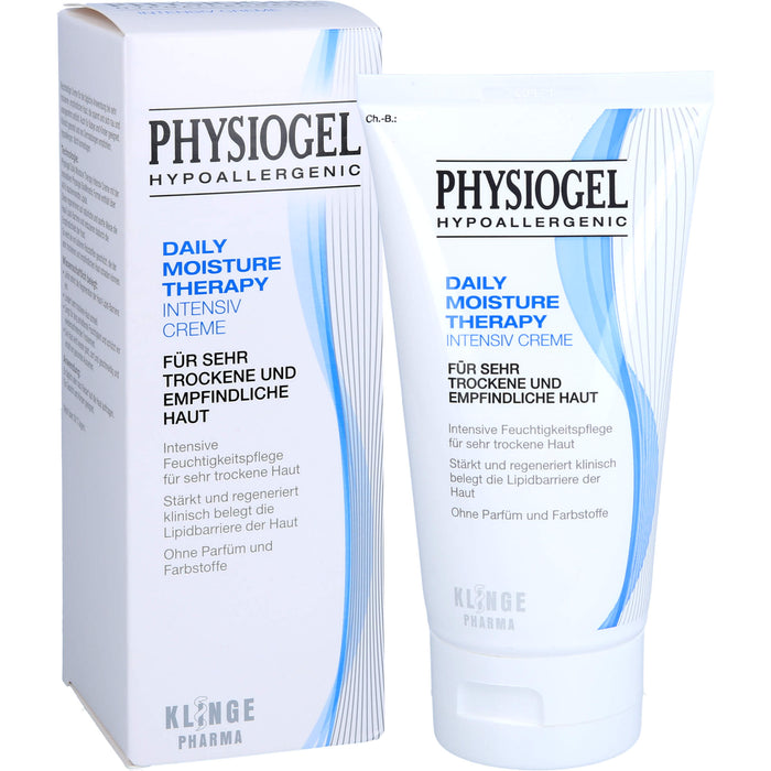 PHYSIOGEL Daily Moisture Therapy Intensiv Creme für normale bis trockene Haut, 150 ml Crème