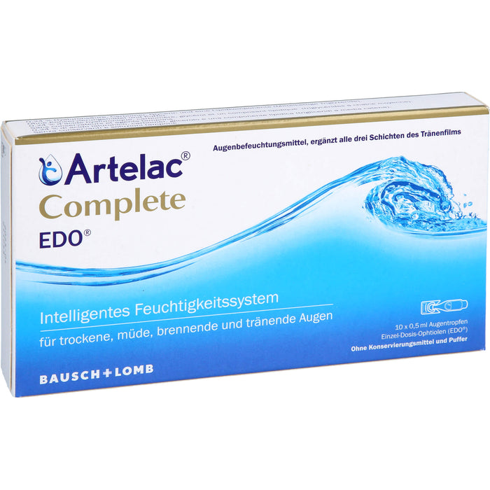 Artelac Complete Augentropfen EDO, 10 pc Pipettes à dose unique