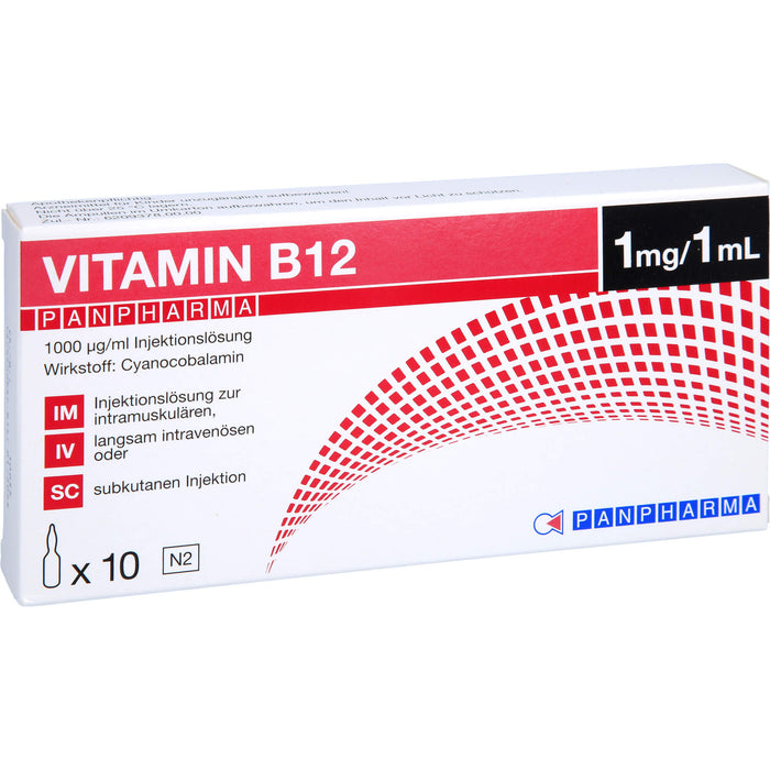 PANPHARMA Vitamin B12 Injektionslösung, 10 ml Solution