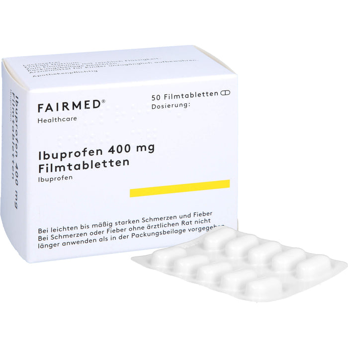 Ibuprofen 400 mg Fair-Med Filmtabletten, 50 pc Tablettes