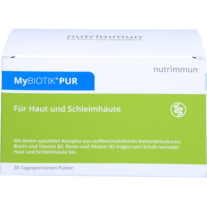 nutrimmun MyBIOTIK Pur Pulver für Haut und Schleimhäute, 30 pc Sachets