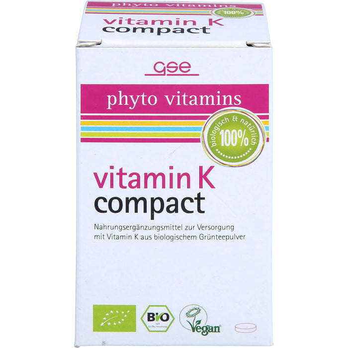 GSE Vitamin K Compact Bio, 120 St TAB
