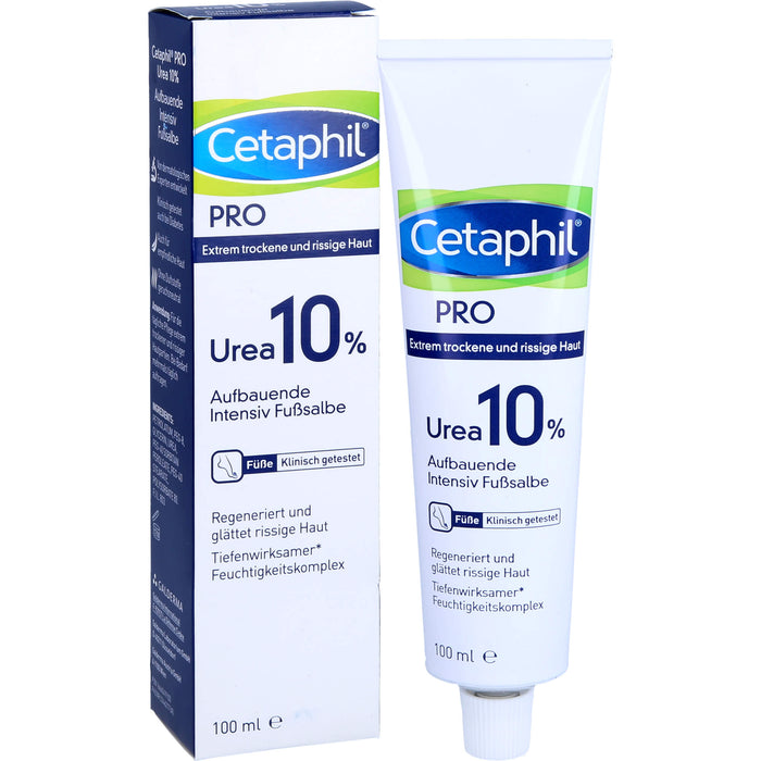 Cetaphil Pro Urea 10% aufbauende Intensiv-Fußsalbe, 100 g Ointment