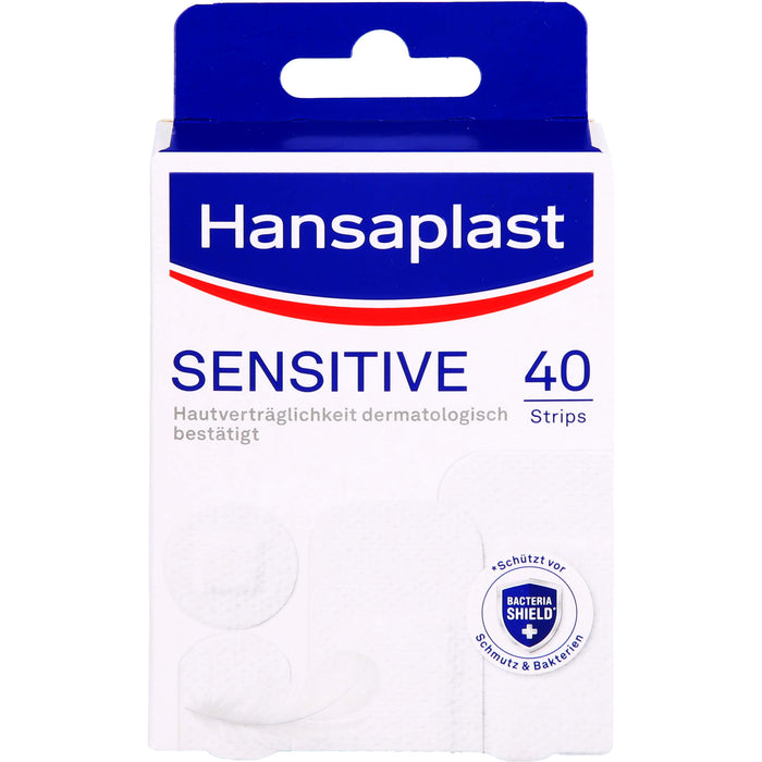 Hansaplast Sensitive Pflaster Hypoallergen 40 Str, 40 pc Pansement