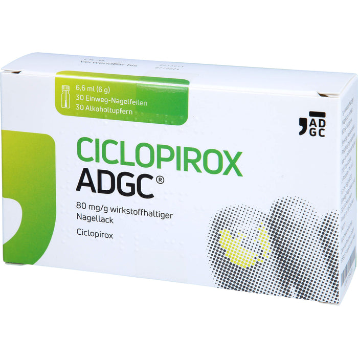 CICLOPIROX ADGC wirkstoffhaltiger Nagellack bei Nagelpilzinfektionen, 6.6 ml Vernis à ongles contenant une substance active