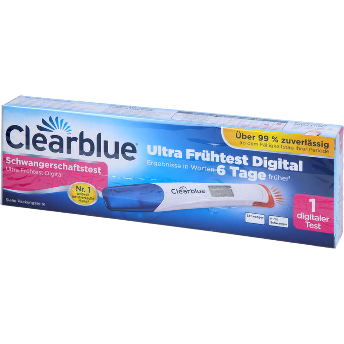 Clearblue Schwangerschaftstest Ultra Frühtest Dig, 1 pcs. Test
