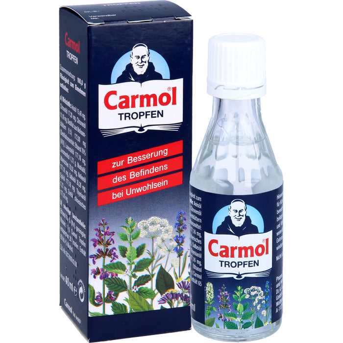 Carmol Tropfen zur Besserung des Befindens bei Unwohlsein, 40 ml Solution