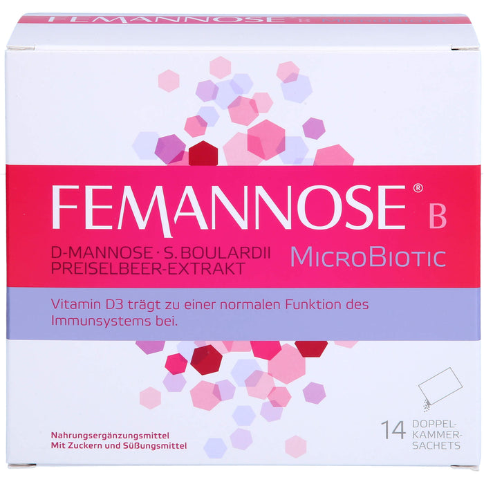 FEMANNOSE B MicroBiotic Pulver trägt zu einer normalen Funktion des Immunsystems bei, 14 St. Beutel