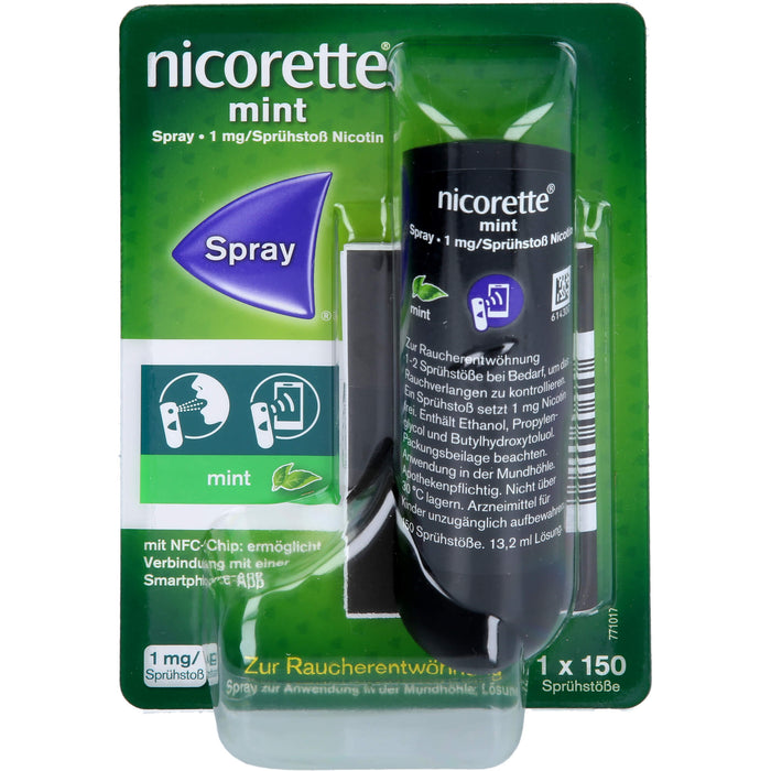 nicorette Mint Spray 1 mg/Sprühstoß, 1 pcs. Spray